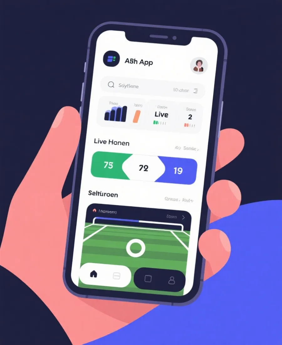 世界盃手機App下載示意